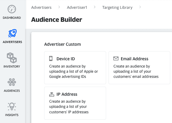 Yahoo DSP connection settings