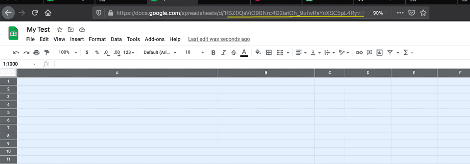 Google Sheet ID
